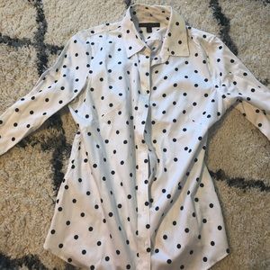 Banana Republic non-iron, stretch button down